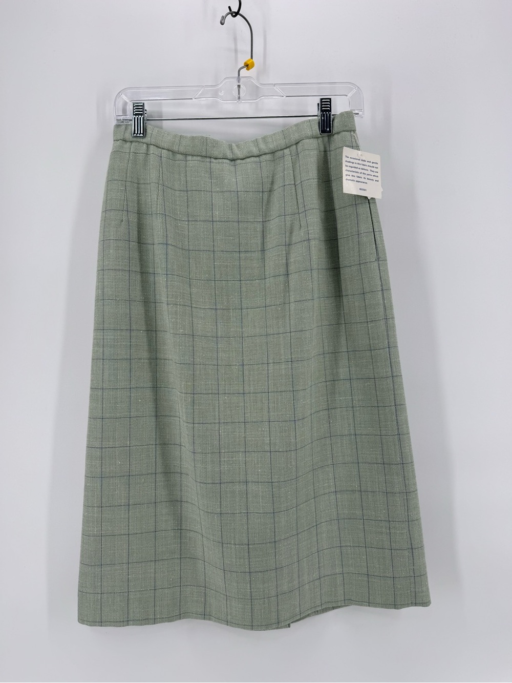 Pendleton Classic A-Line Green Plaid Skirt